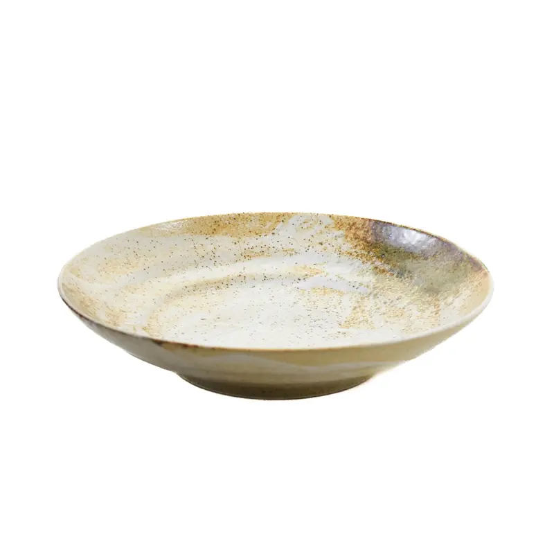 Yukishino Wide-Rimmed Large Serving Plate – 29 Cm Matte Ceramic 1