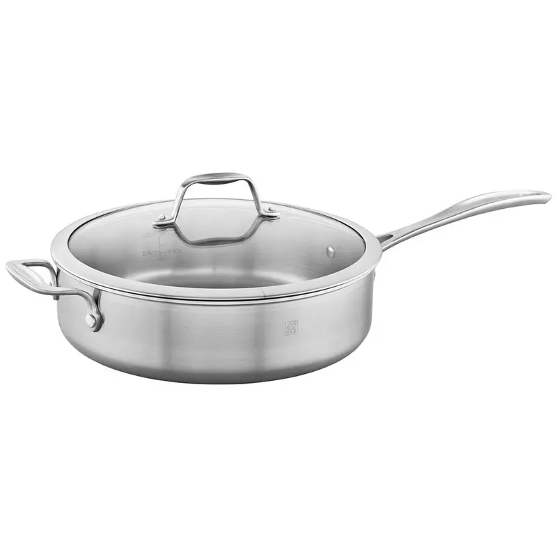 Zwilling Spirit Tri-Ply 5-Quart Stainless Steel Sauté Pan 1